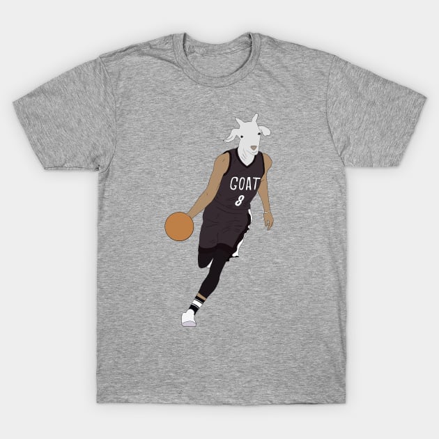 Spencer Dinwiddie, The GOAT T-Shirt by rattraptees